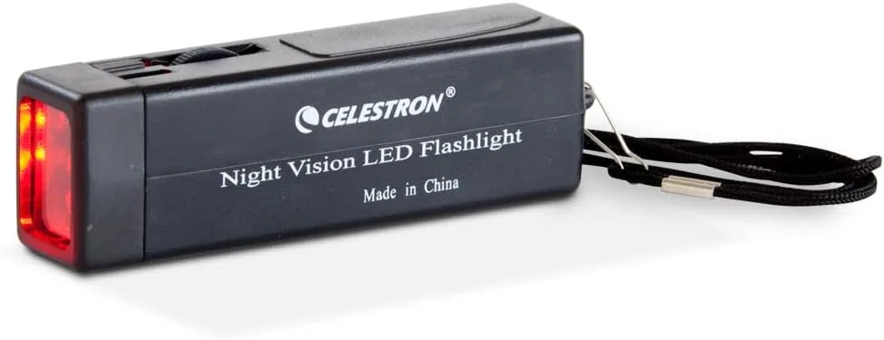 Celestron Night Vision Red LED Flashlight red light torch for stargazing