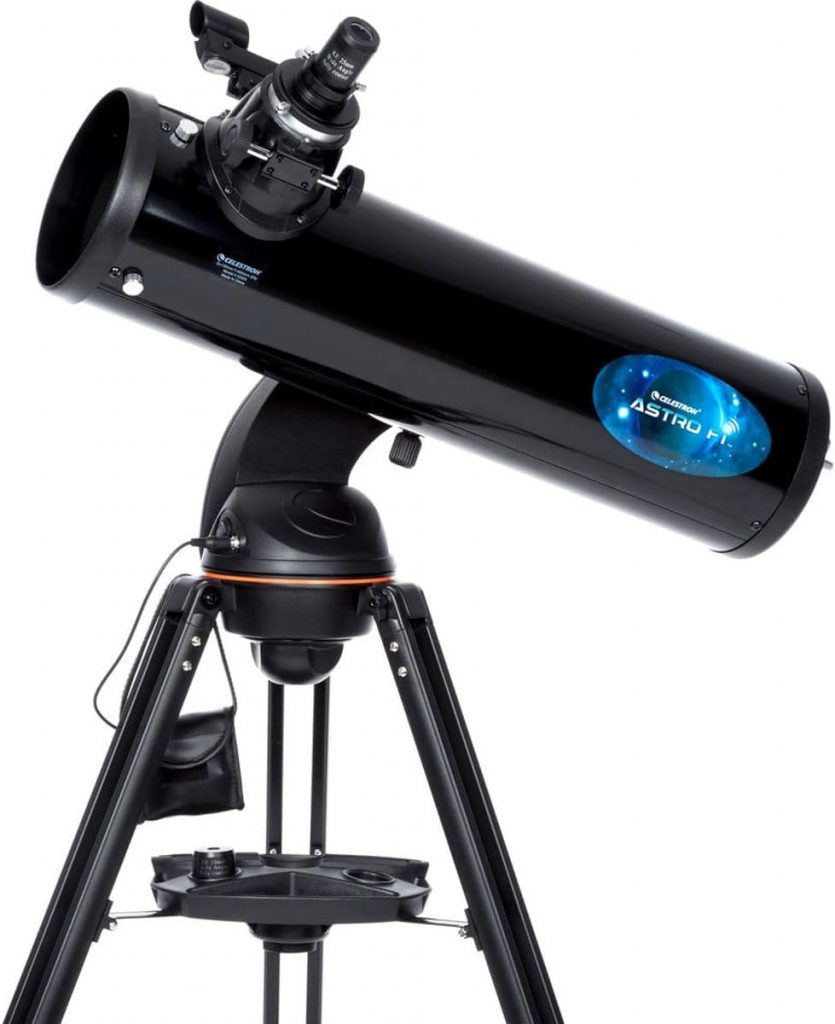 celestron 22203 astro fi 130 wireless reflecting telescope for beginners uk